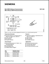 SFH305 Datasheet