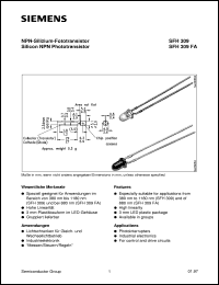 SFH309 Datasheet