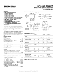 SFH600 Datasheet