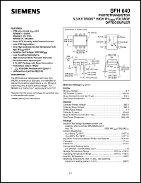 SFH640 Datasheet