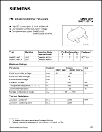SMBT2222A Datasheet