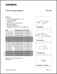 TLE4276GV10 Datasheet