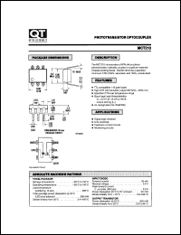 MCT210 Datasheet