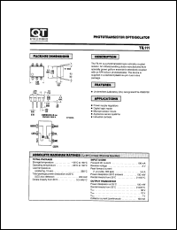 TIL111 Datasheet