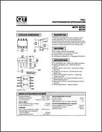 MCT62 Datasheet