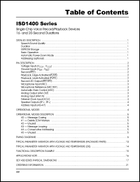 ISD1420PI Datasheet