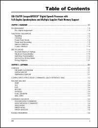ISD-T267SC/Q Datasheet