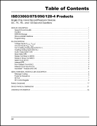 ISD33075EI Datasheet