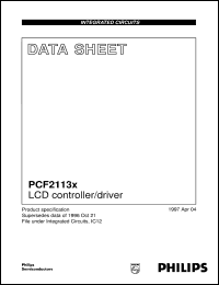 PCF2113AU/10/F2 Datasheet