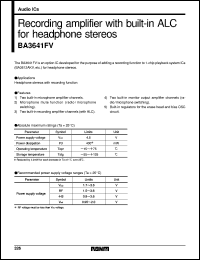 BA3641FV Datasheet