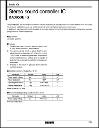 BA3853BFS Datasheet