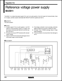 BA3911 Datasheet