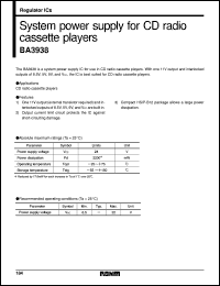 BA3938 Datasheet