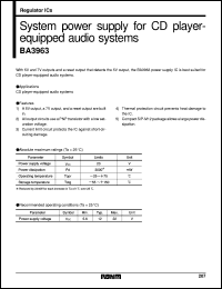 BA3963 Datasheet