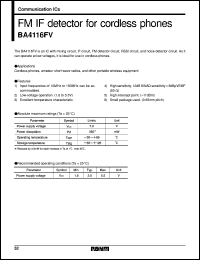 BA4116FV Datasheet