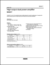 BA5417 Datasheet