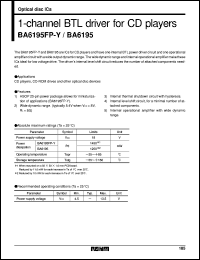 BA6195 Datasheet