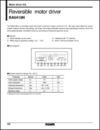 BA6407AF Datasheet