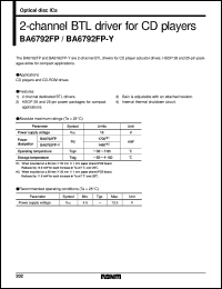 BA6792FP Datasheet