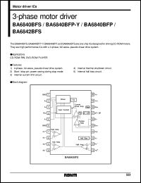 BA6840BFS Datasheet