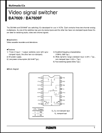 BA7609 Datasheet