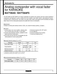 BA7726AFS Datasheet