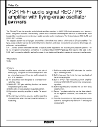 BA7795FS Datasheet
