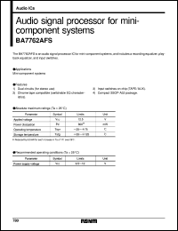 BA7762AFS Datasheet