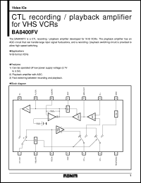 BA8400FV Datasheet