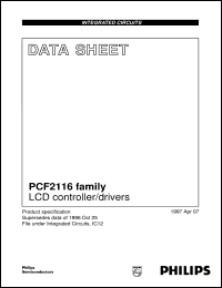 PCF2116KU/10/F2 Datasheet