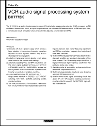 BH7760KV Datasheet