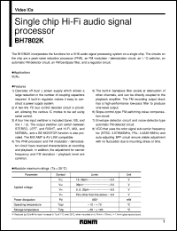 BH7801BK Datasheet