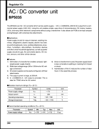 BP5035 Datasheet