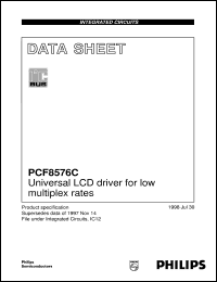 PCF8576CU/5/F1 Datasheet