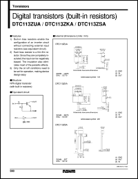 DTC114TE Datasheet