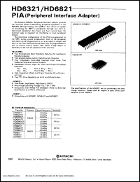 HD6821 Datasheet