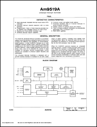 Am9519A-1DCB Datasheet