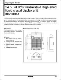 RCU1383U-A Datasheet