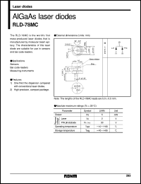 RLD-78MD Datasheet