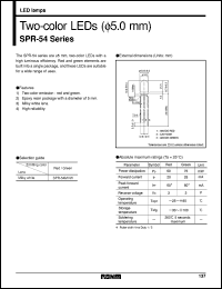 SPR-54MVW Datasheet