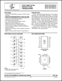 IDT74FCT645CTDB Datasheet