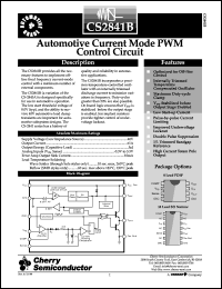CS2841BEDR14 Datasheet