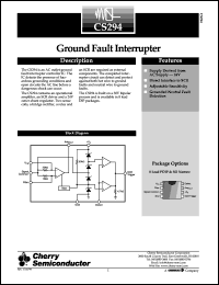 CS294GDR8 Datasheet