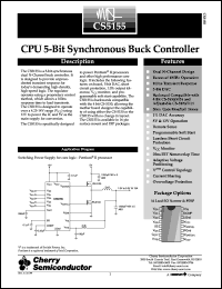CS5155GDR16 Datasheet