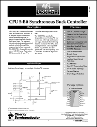 CS5157HGD16 Datasheet