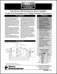 CS5165GDW16 Datasheet