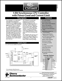 CS5166HGDWR16 Datasheet