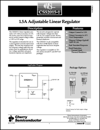 CS52015-1GDPR3 Datasheet