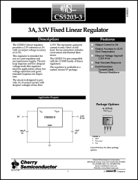 CS5203-3GDPR3 Datasheet