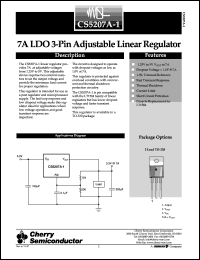 CS5207A-1GT3 Datasheet